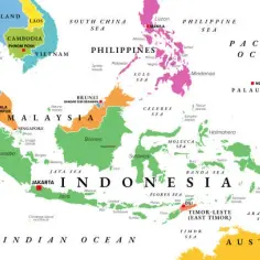 Mapa Borneo: sprawdź lokalizację na mapie świata