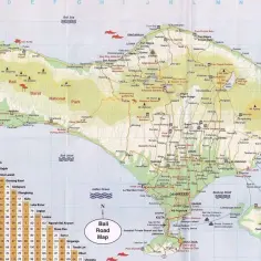 Najlepsza mapa Bali ze wszystkimi atrakcjami turystycznymi - Zaplanuj pobyt