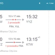 Aktualne koszty lotów do Kanady z Polski - przydatne informacje