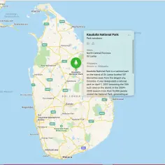 Szczegółowa mapa Cejlonu: ukształtowanie terenu i lokalizacja geograficzna
